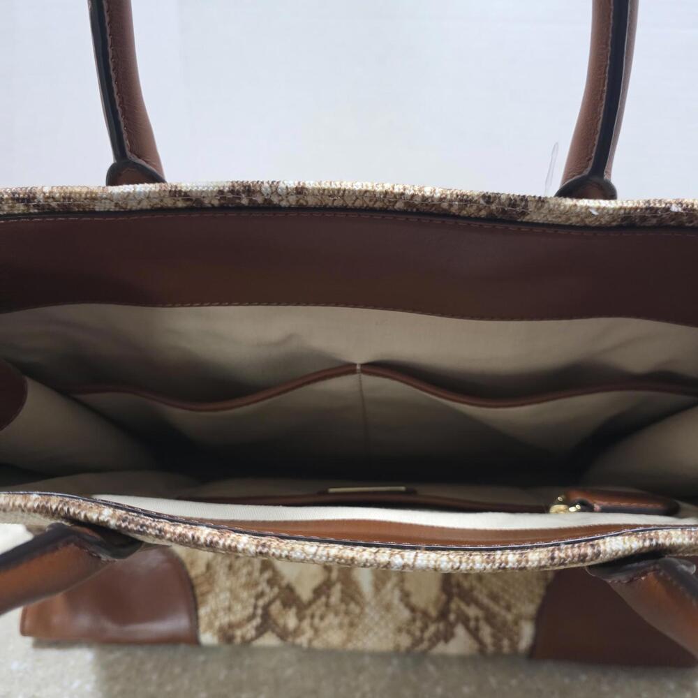 Lauren Ralph Lauren Python-Print Canvas Large Dev… - image 9